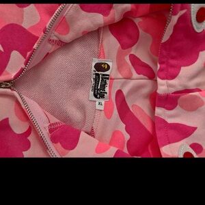 Bape Pink Hoodie